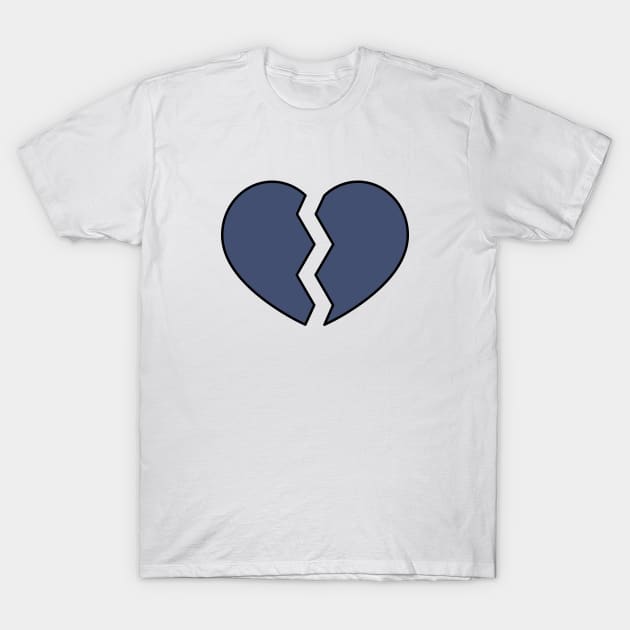 Makino Ruki (Digimon Tamers) Broken Heart T-Shirt by Kamishirts